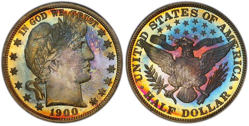 1900 Proof Barber Half Dollar