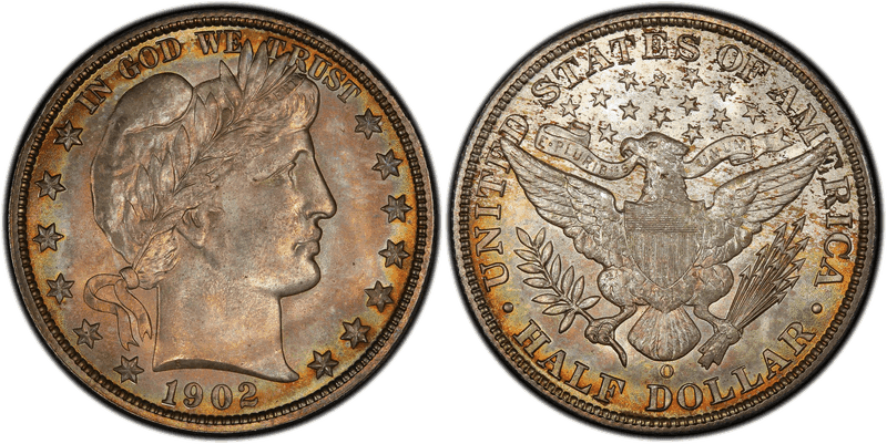 1902 Barber Half Dollar