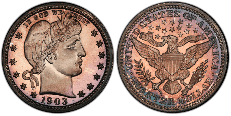 1903 Proof Barber Quarter