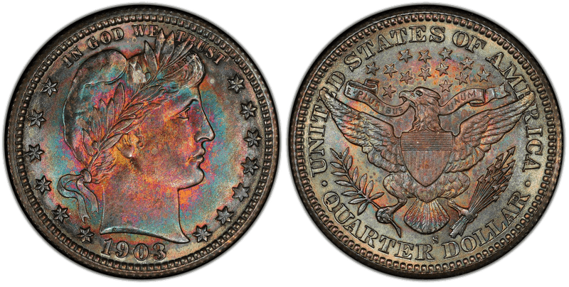 1903 (S) Barber Quarter