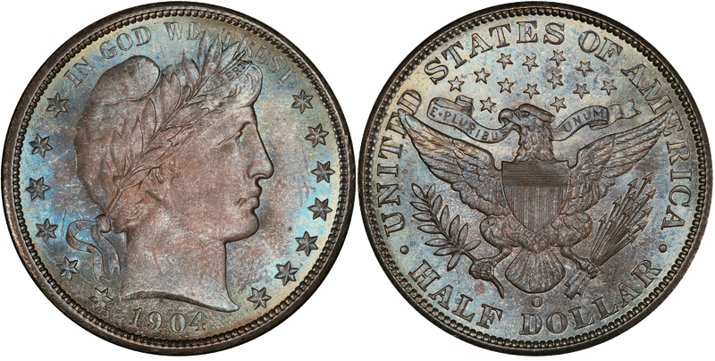 1904 Barber Half Dollar