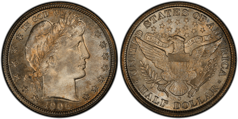 1906 (O) Barber Half Dollar