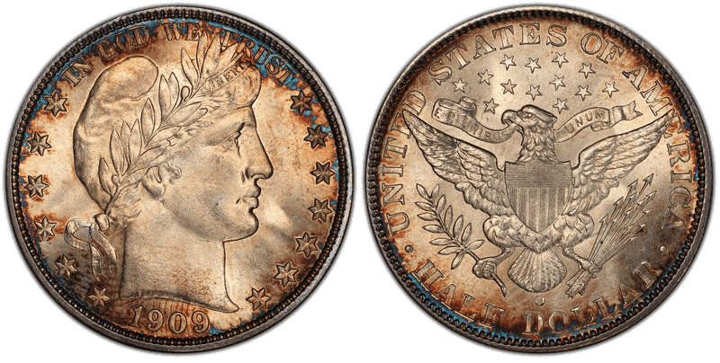 1909 Barber Half Dollar