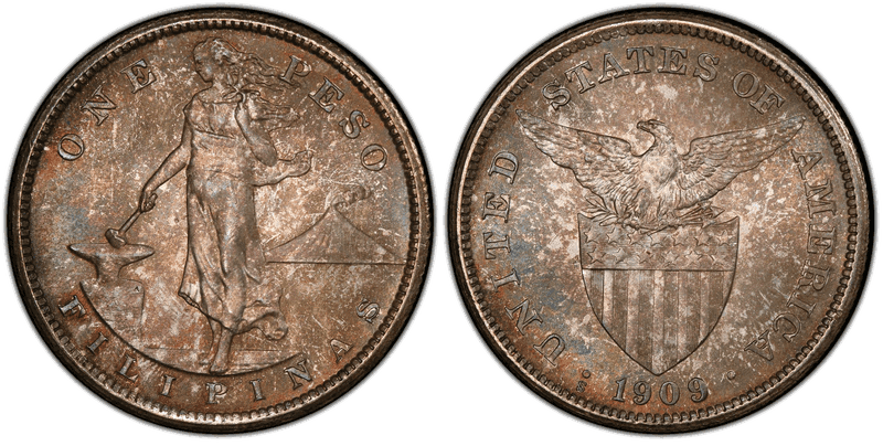 1909 Philippine Peso