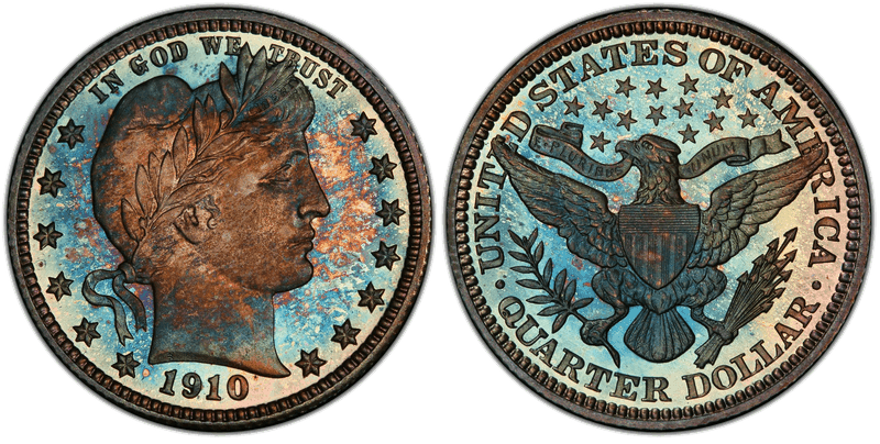 1910 Proof Barber Quarter