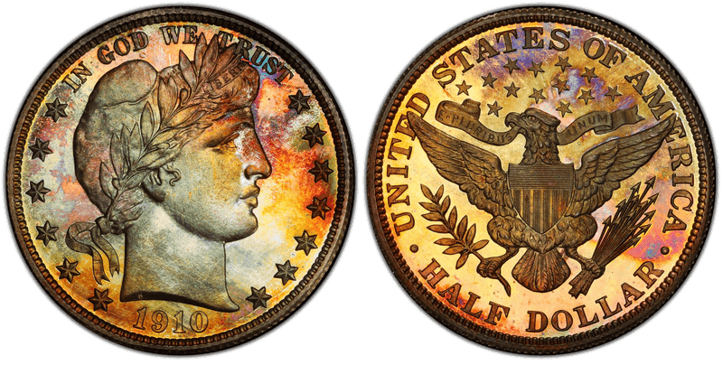 1910 Barber Half Dollar