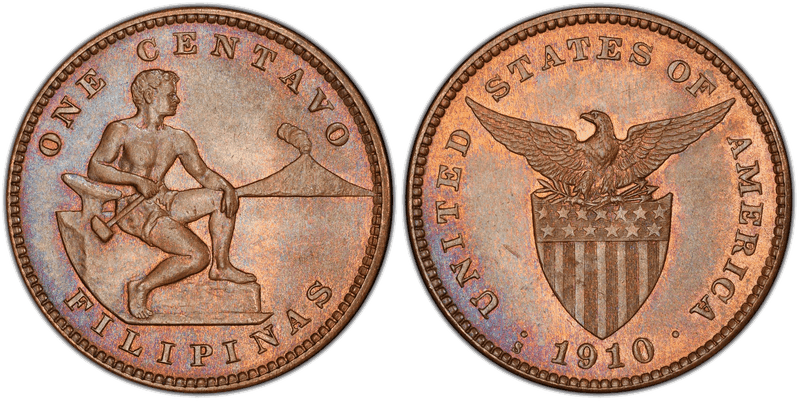 1910 Philippine Centavo