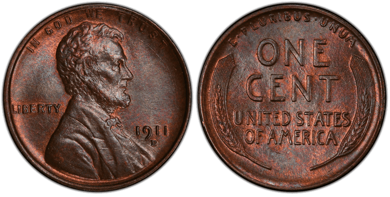 1911 Lincoln Wheat Cent