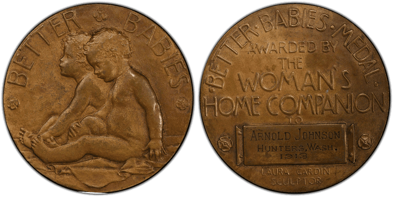 1913 Medal Better Babies Bronze 50mm