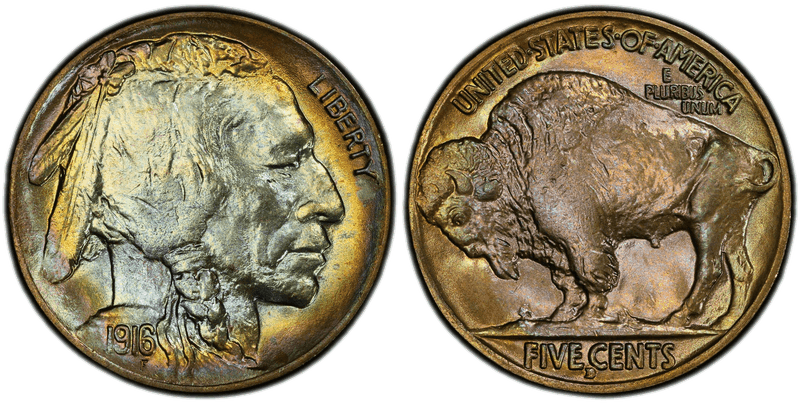 1916 (D) Buffalo Nickel