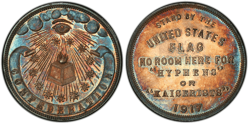 1917 So-Called Dollar HK-887, WWI Issue