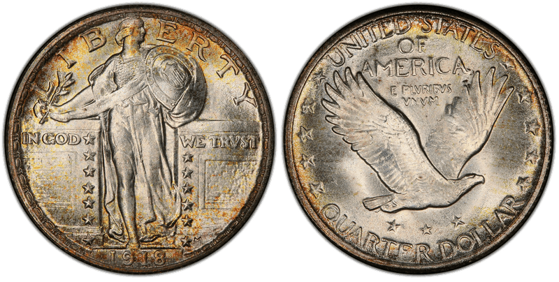 1918 Standing Liberty Quarter