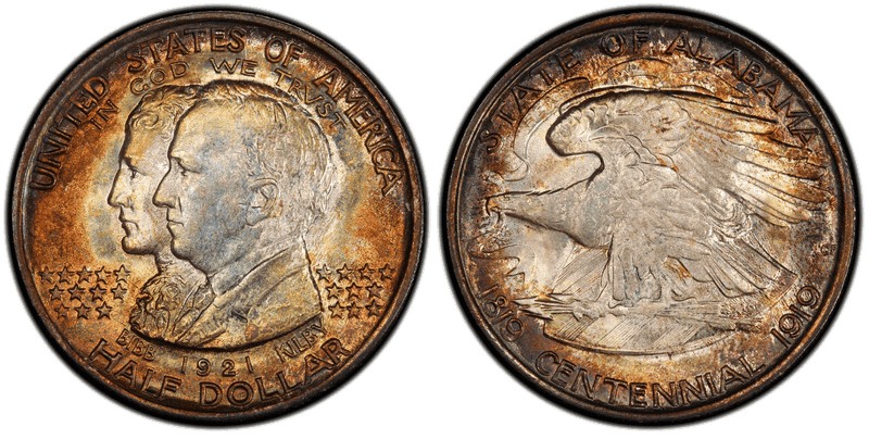 1921 Alabama Centennial Commemorative Half Dollar
