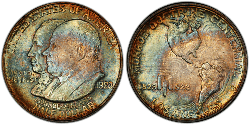 1923 Monroe Doctrine Centennial Commemorative Half Dollar