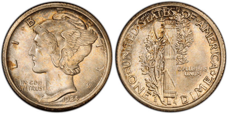 1924 (S) Mercury Dime