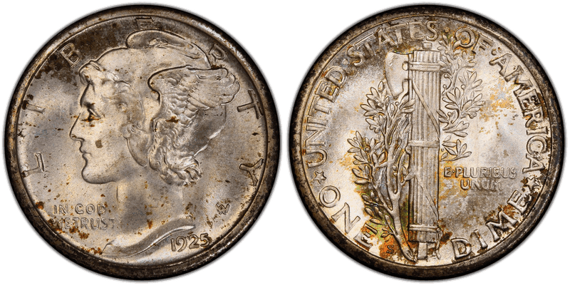 1925 (S) Mercury Dime