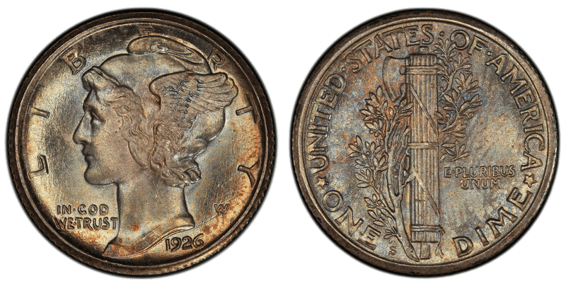 1926 (S) Mercury Dime