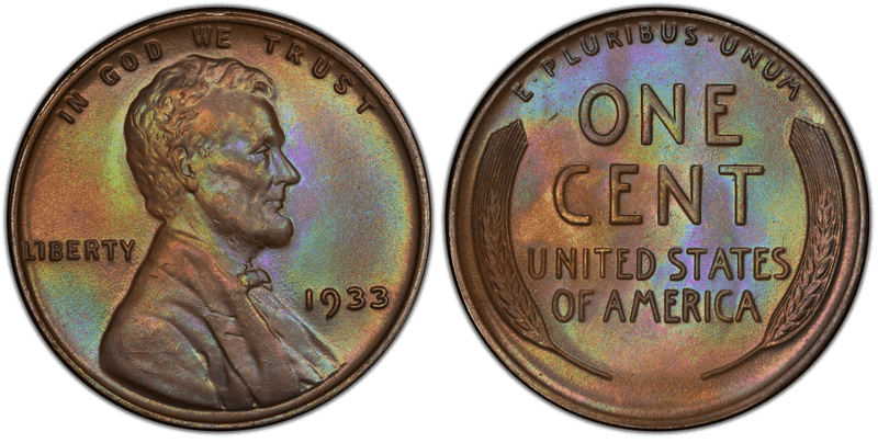 1933 Lincoln Wheat Cent