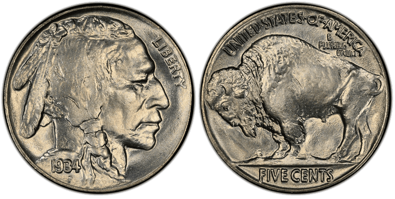 1934 Buffalo Nickel