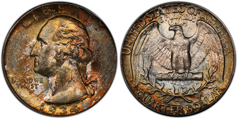 1934 Washington Quarter