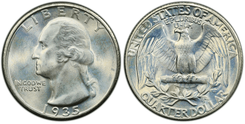 1935 Washington Quarter
