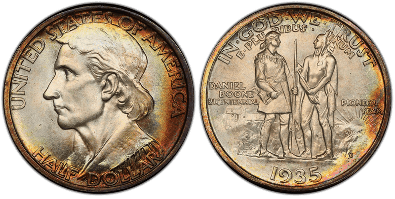 1935 (S) Boone Half Dollar