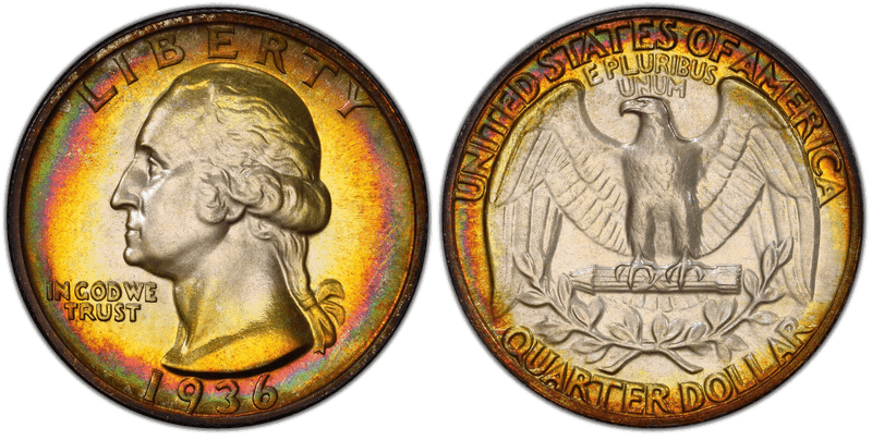 1936 Proof Washington Quarter