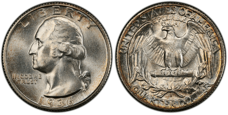 1936 Washington Quarter