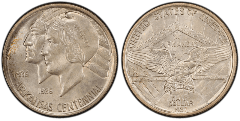 1937 Arkansas Half Dollar