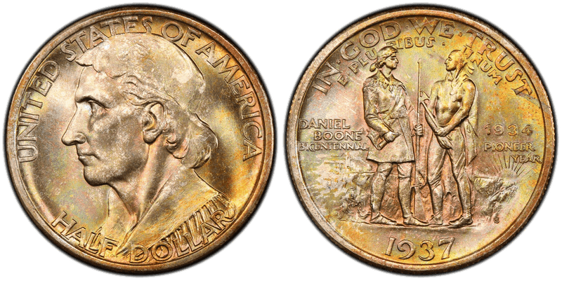 1937 (S) Boone Half Dollar