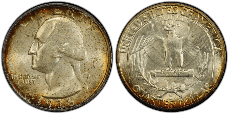 1938 (S) Washington Quarter