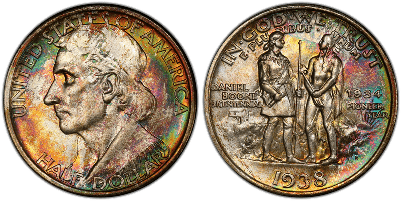 1938 (S) Boone Half Dollar