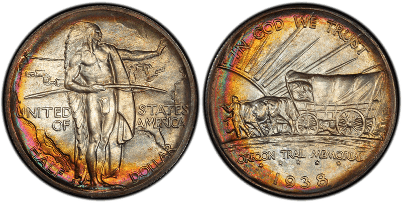 1938 (S) Oregon Half Dollar