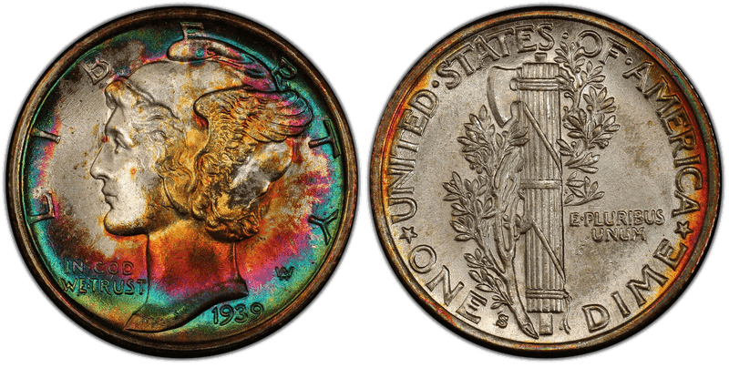 1939 (S) Mercury Dime