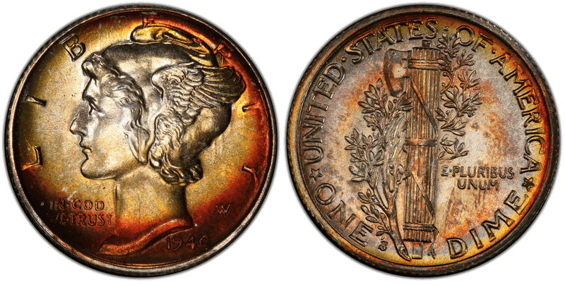1940 (S) Mercury Dime