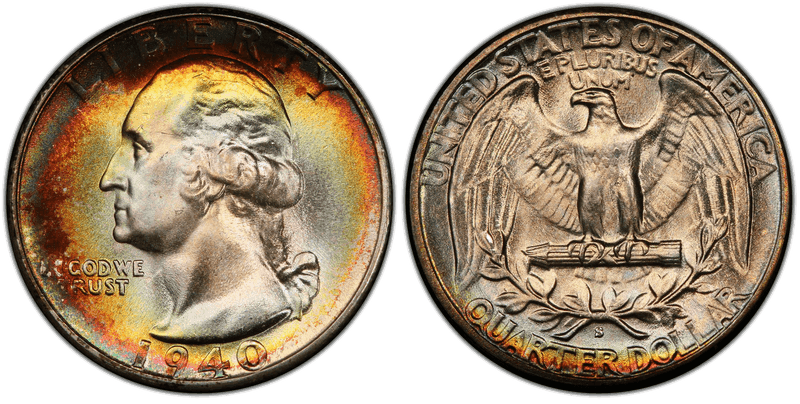 1940 (S) Washington Quarter