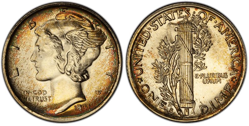 1941 (S) Mercury Dime