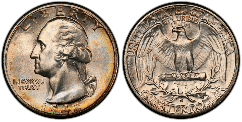1942 (S) Washington Quarter