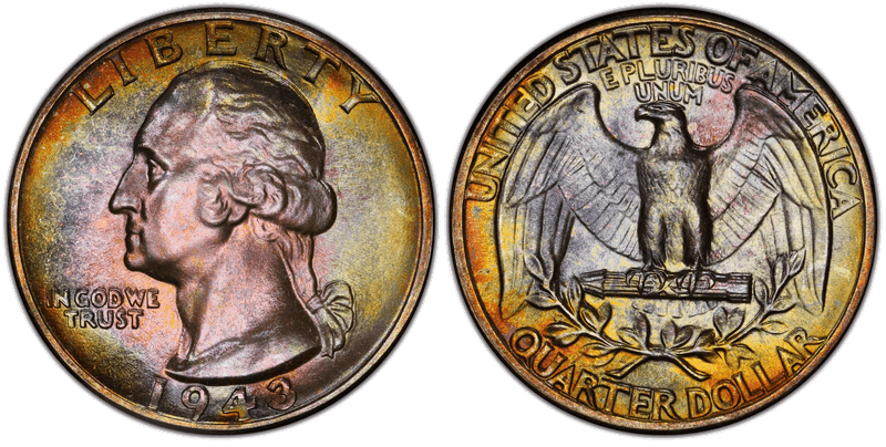 1943 Washington Quarter