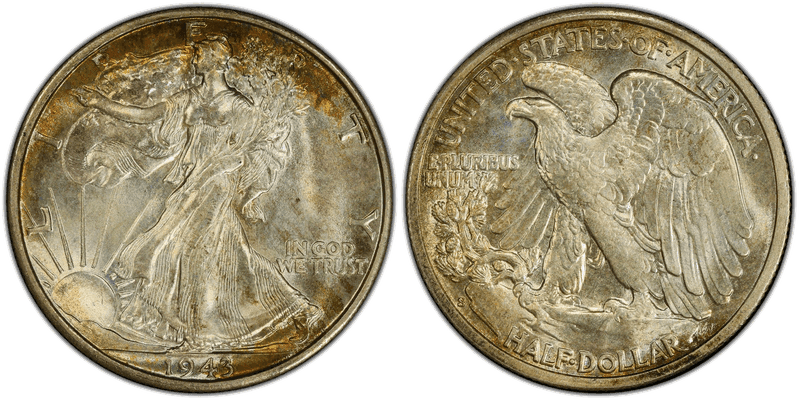 1943 (S) Walking Liberty Half Dollar