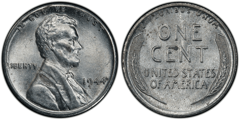 1944 Lincoln Wheat Cent - Steel