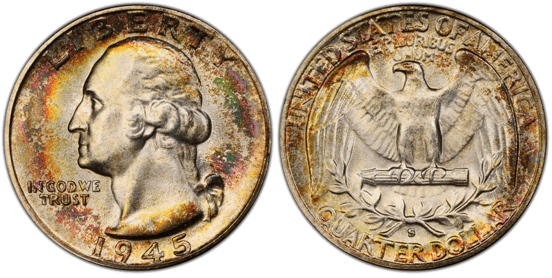 1945 (S) Washington Quarter
