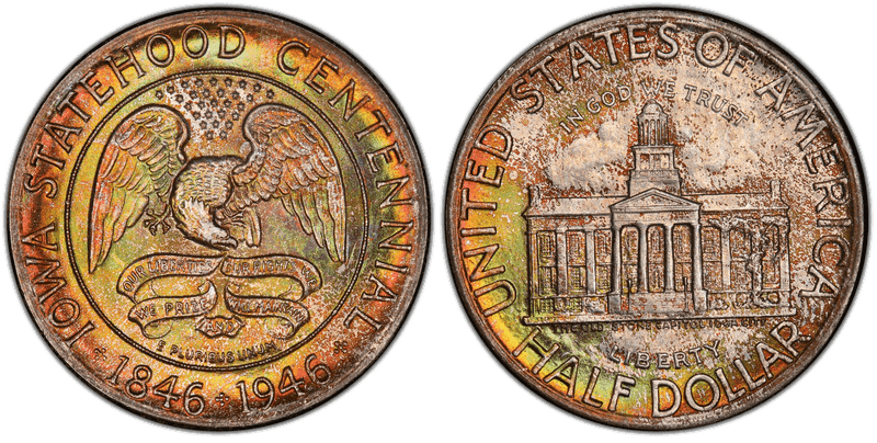 1946 Iowa Half Dollar