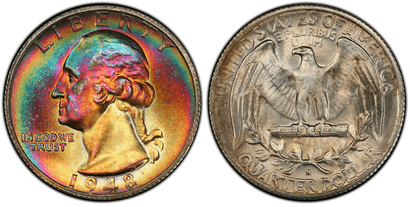 1948 (S) Washington Quarter