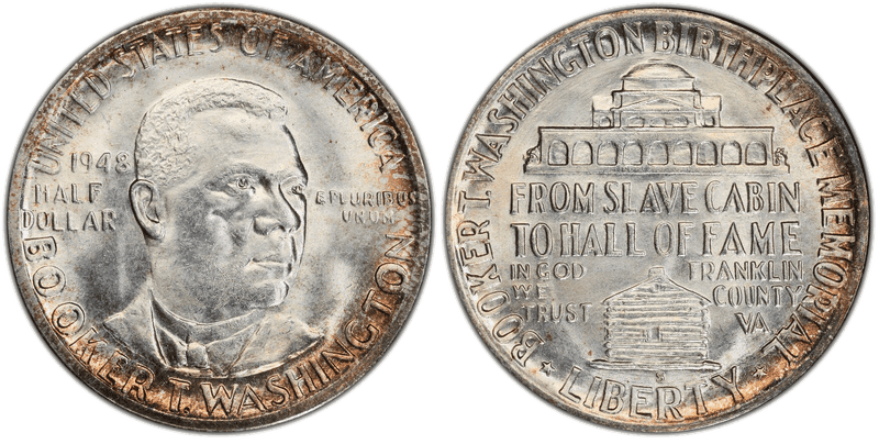 1948 (S) Booker T. Washington Half Dollar