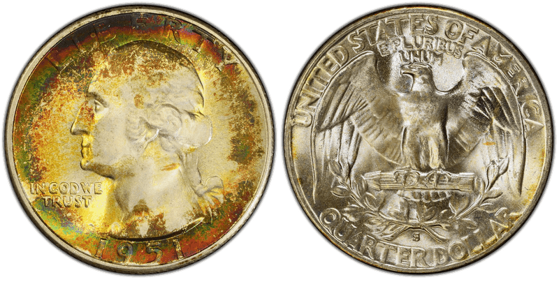 1951 (S) Washington Quarter