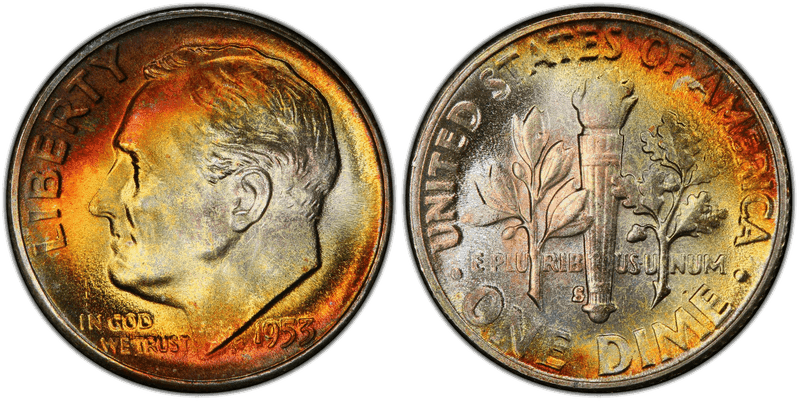 1953 (S) Roosevelt Dime