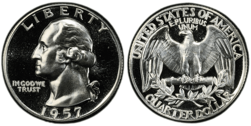 1957 Proof Washington Quarter