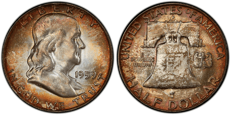 1959 Franklin Half Dollar