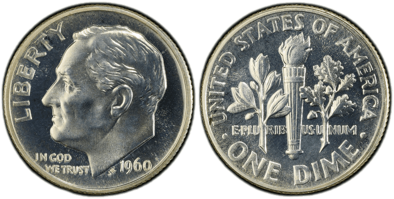 1960 Proof Roosevelt Dime